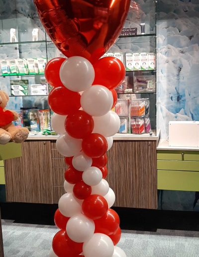 Ballonpilaar valentijn en moederdag